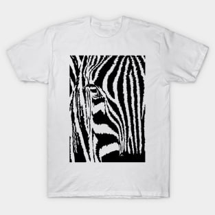 Zingy Zebra Linoprint T-Shirt